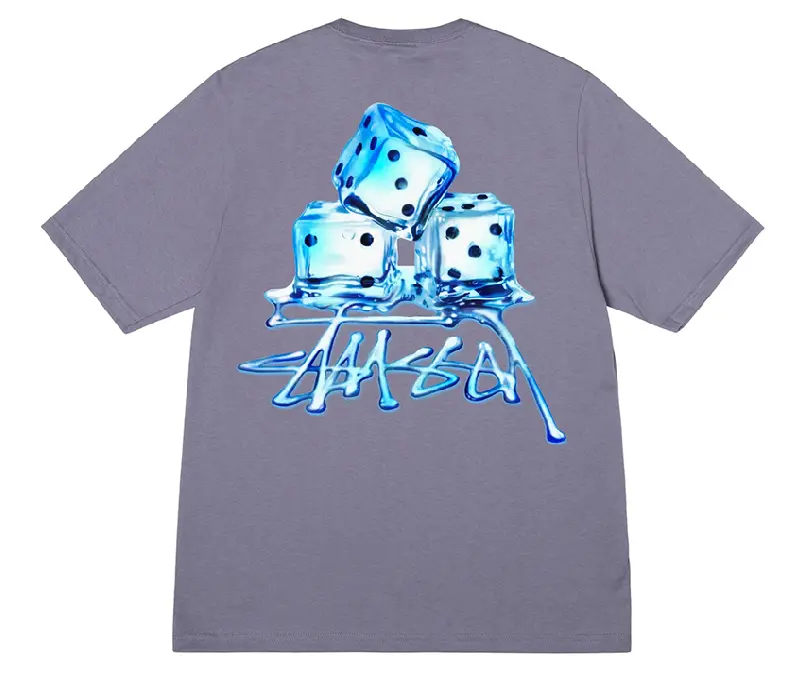 Áo Stussy Melted Tee ‘Grey’