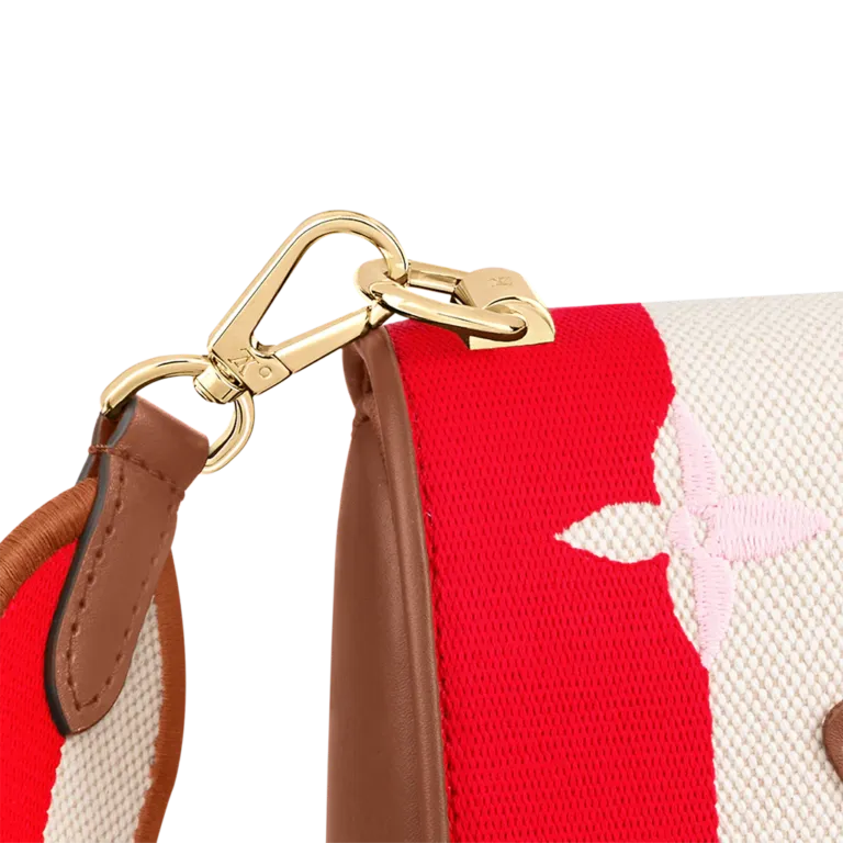 Túi Louis Vuitton Twist Pm Embroidered ‘Red’ M57722 - Ảnh 3