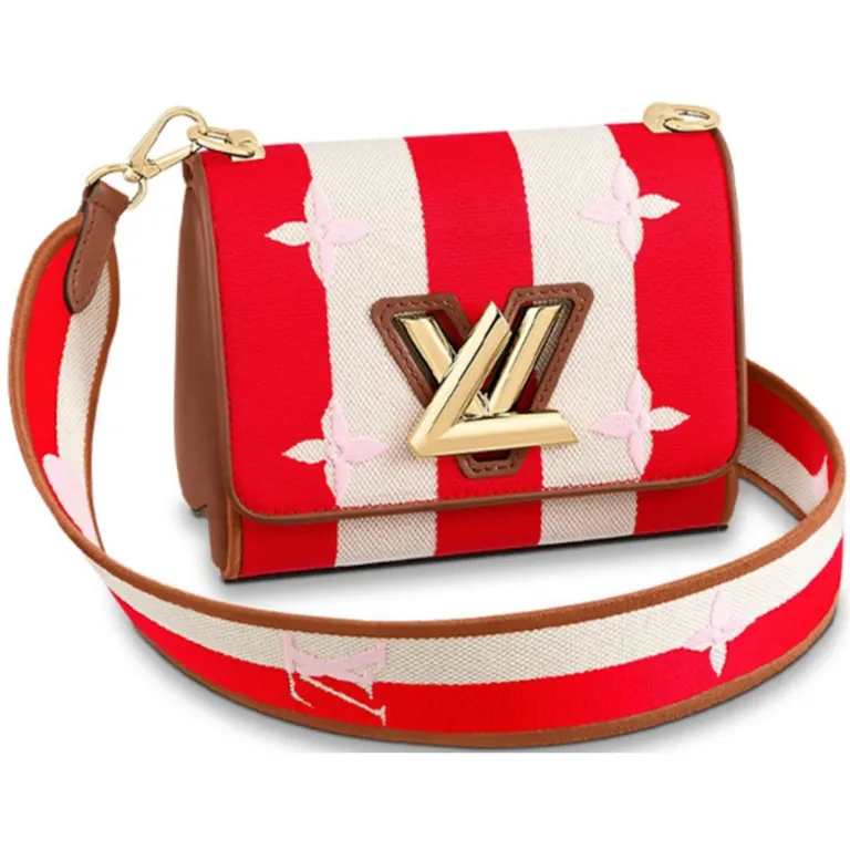 Túi Louis Vuitton Twist Pm Embroidered ‘Red’ M57722 - Ảnh 5