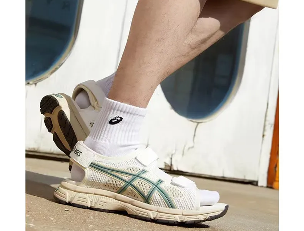 Dép Asics Kahana Sandals 'White' 1203A406-100 - Ảnh 2