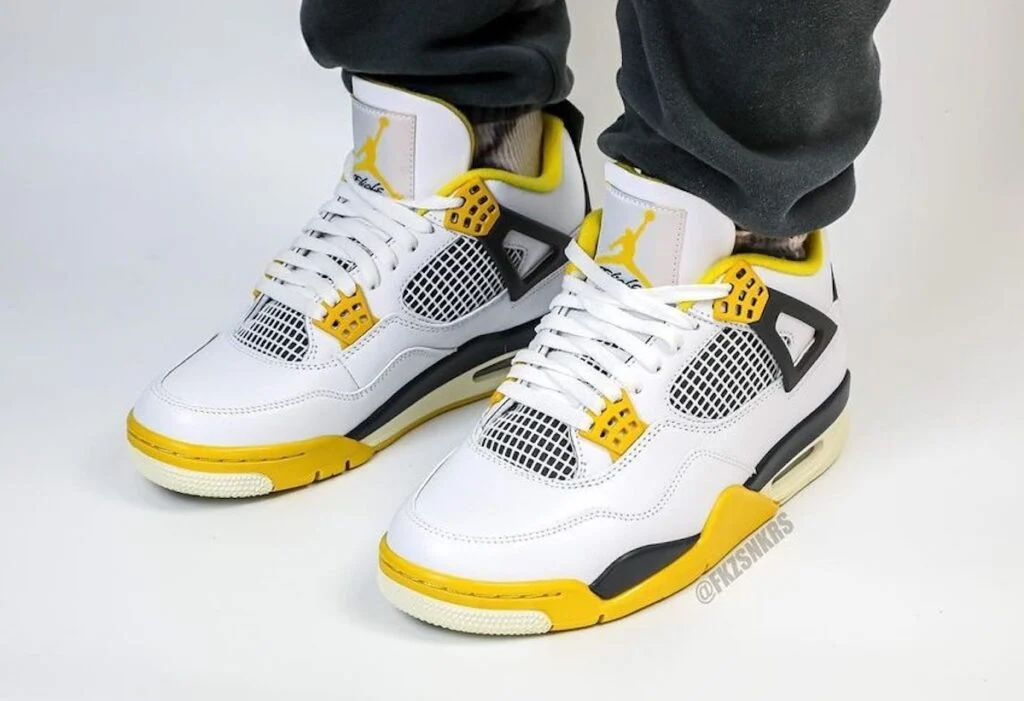 Giày Nike Jordan 4 Retro 'Vivid Sulfur' AQ9129-101 - Ảnh 5