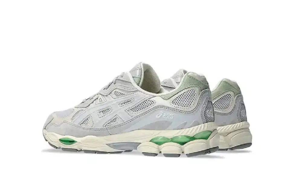 Alternative view of Giày Asics Gel-NYC Cloud Grey Green 1203A383-022