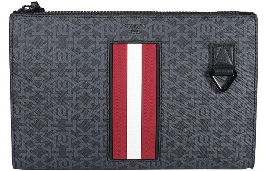 Ví Bally Makid ‘Black Red’ MAKID-06