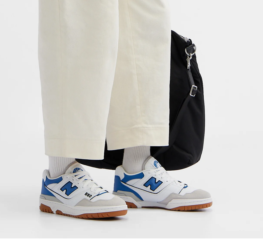 Giày New Balance 550 'White Shadow Grey' BB550ESA - Ảnh 3