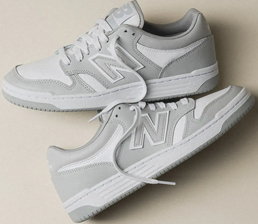 Giày New Balance 'White Triple BB480LHI - Ảnh 5