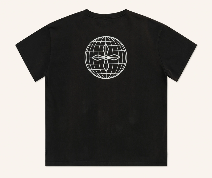 Áo SMFK Compass Cross Classic Oversized Tee 'Black' CT004B1 - Ảnh 2