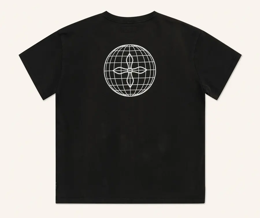 Alternative view of Áo SMFK Compass Cross Classic Oversized Tee 'Black' CT004B1