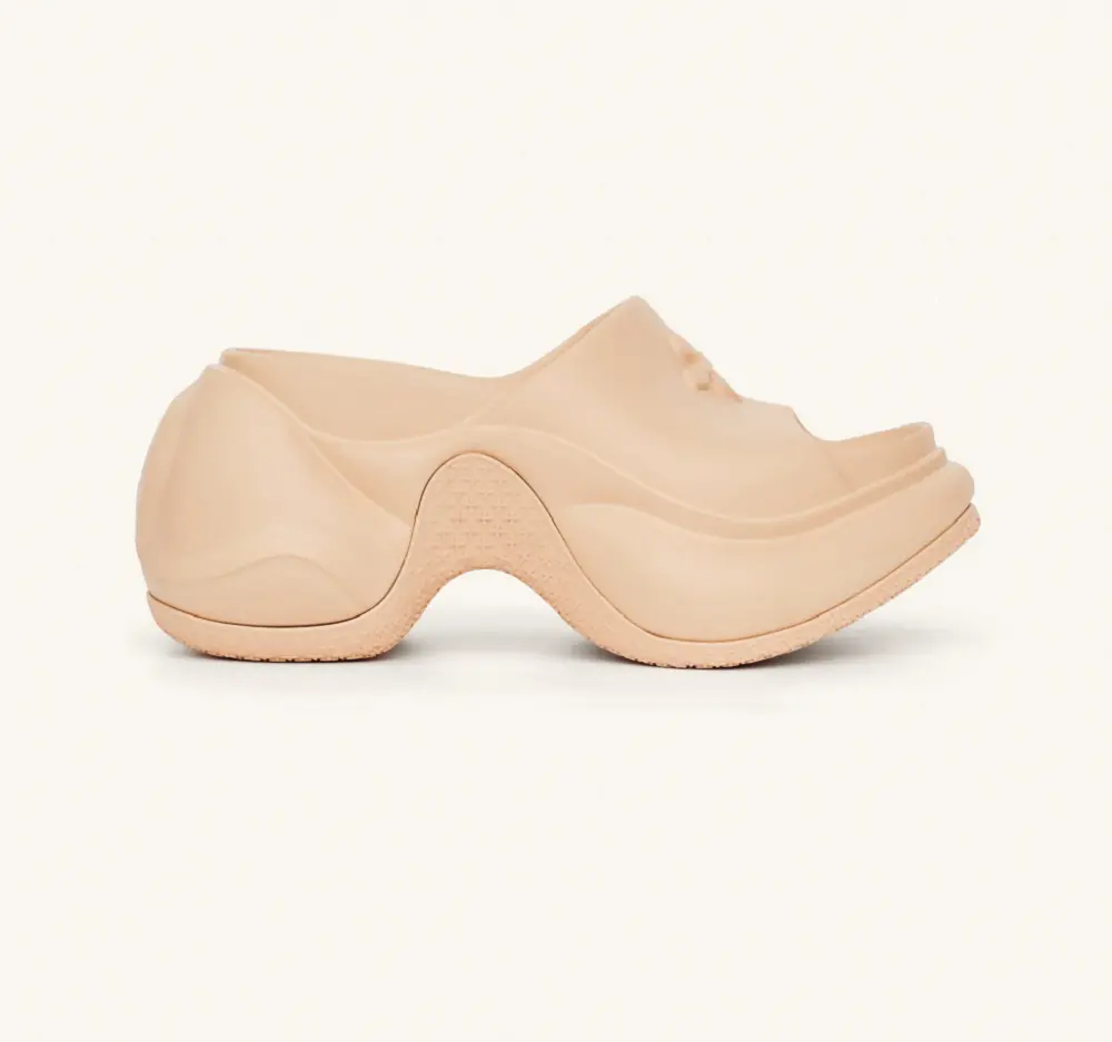 Dép SMFK Compass Wave High-Heel Bumper 'Nude' SL002F1