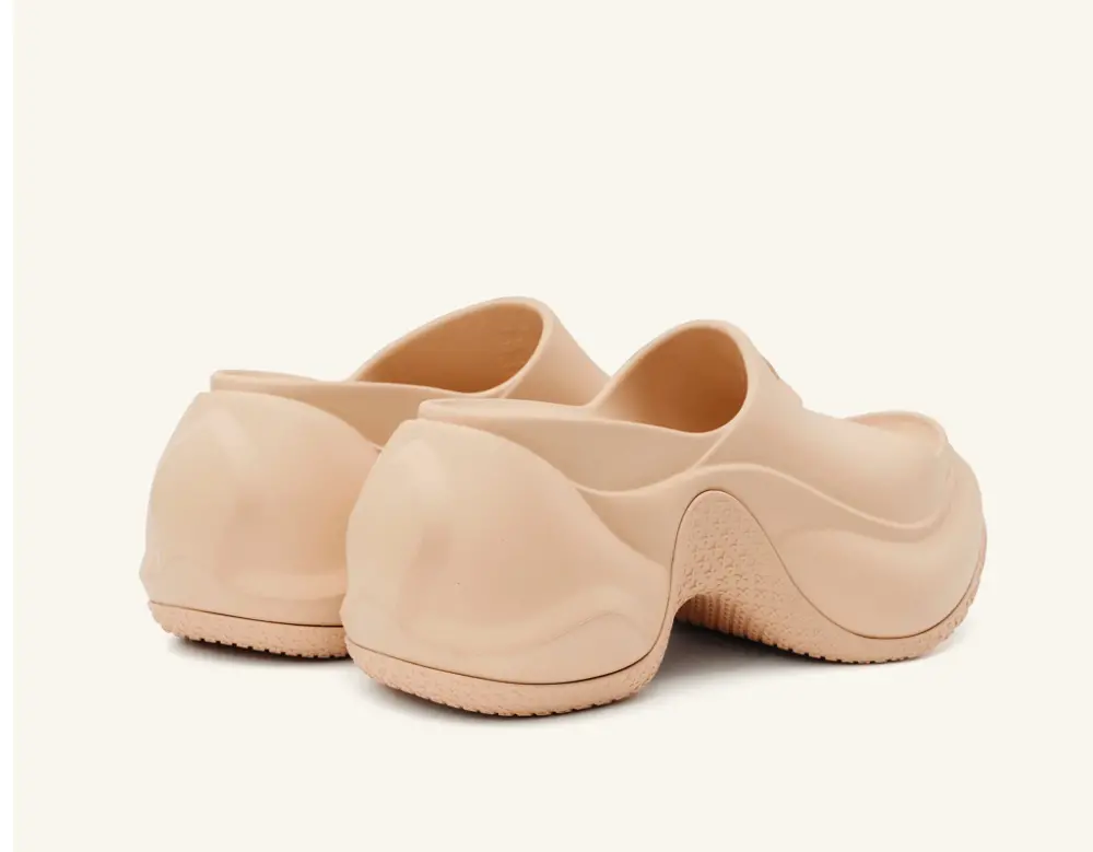 Dép SMFK Compass Wave High-Heel Bumper 'Nude' SL002F1 - Ảnh 3