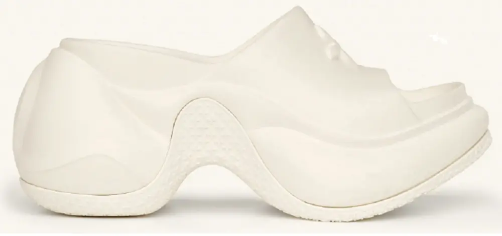 Dép SMFK Compass Wave High-Heel Bumper 'White' SL002W1