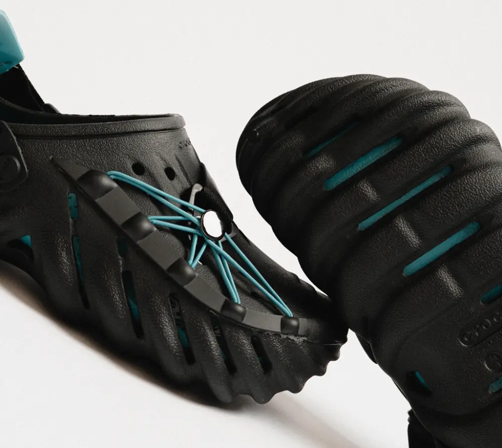 Dép Crocs Echo Reflective Laces 'Black' 210004-001 - Ảnh 3