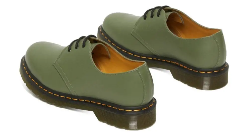 Giày Dr. Martens 1461 Smooth Leather Oxford 'Khaki Green' 27757384 - Ảnh 4