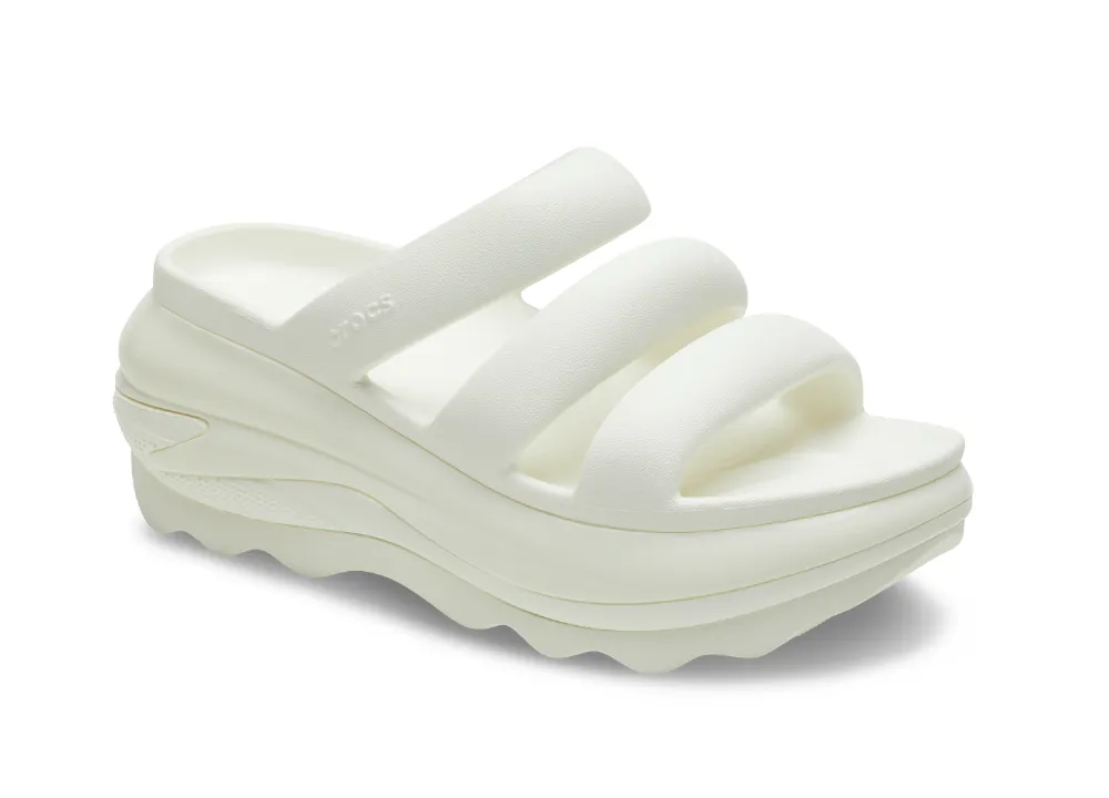 Dép Crocs Mega Crush 'Triple White' 209842-0WV - Ảnh 2