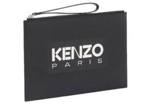 Alternative view of Túi Kenzo Large 'Kenzo Emboss' Leather Pouch 'Black' FE58PM822L44-99