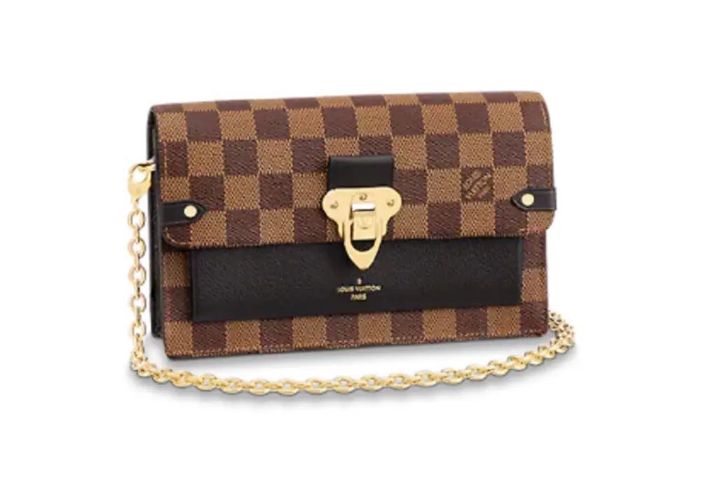 Alternative view of Túi Louis Vuitton Vavin Chain Wallet Damier Ebene 'Noir Black' N60221