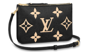 Túi Louis Vuitton Pochette Double Zip On Strap 'Black Beige' M80787