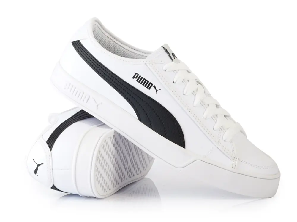 Alternative view of Giày Puma Smash V2 Vulc SL 'White Black' 367308-02