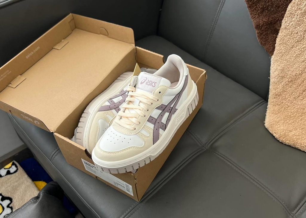 Giày Asics Court Mz ‘Beige Grey’ 1203A508-100 - Ảnh 4