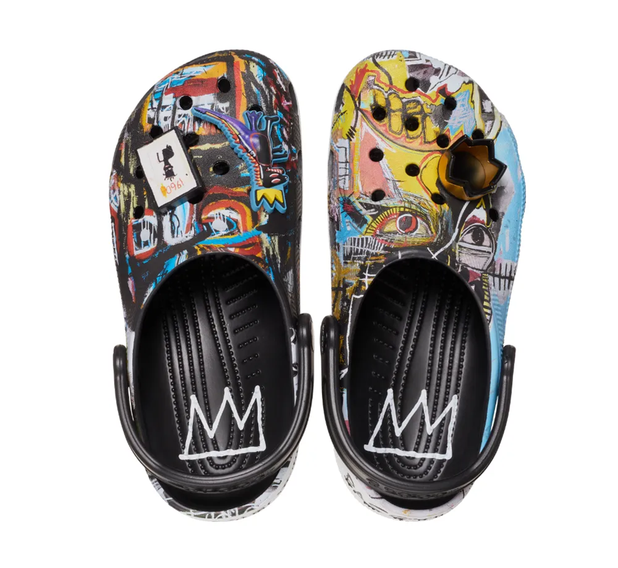 Dép Crocs Classic Clog 'Jean-Michel Basquiat' 209486-001 - Ảnh 4
