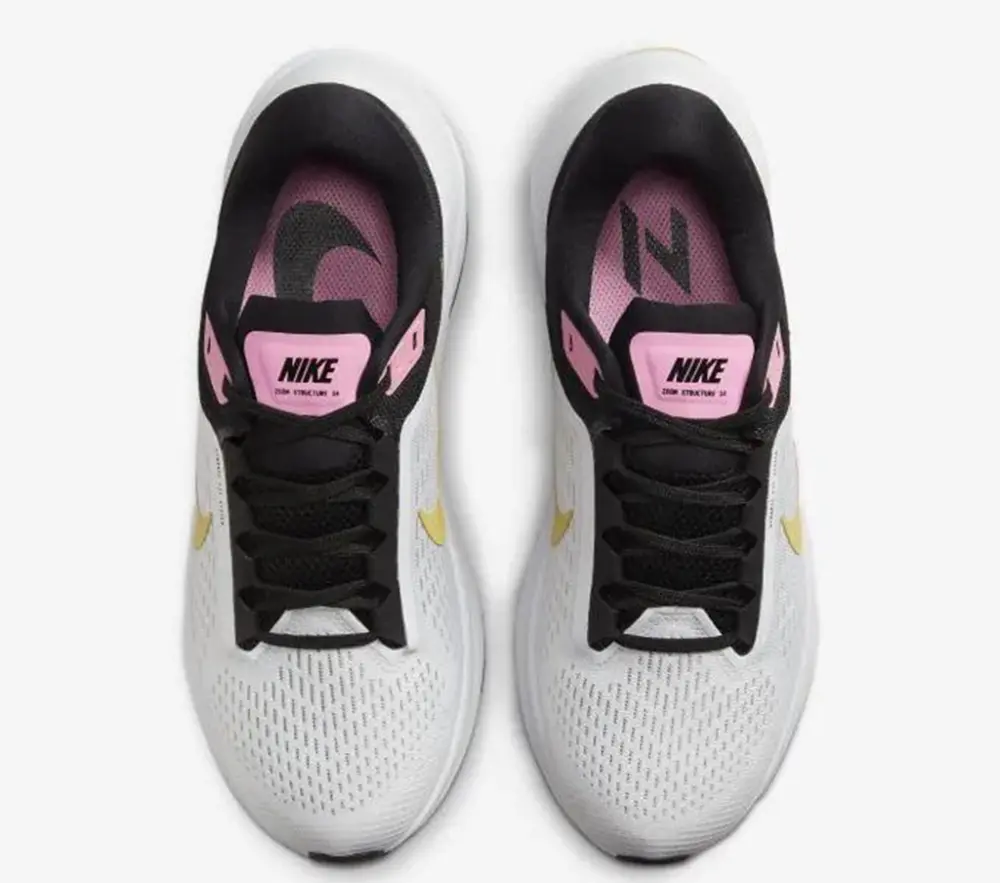 Giày Nike Air Zoom Structure 24 'White Black Wheat Gold' DA8570-106 - Ảnh 4