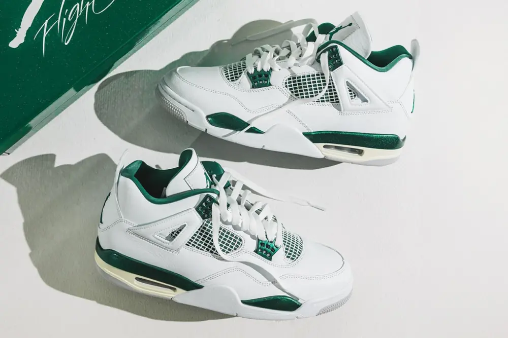 Alternative view of Giày Nike Air Jordan 4 Retro 'Oxidized Green' FQ8138-103