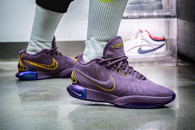 Giày Nike LeBron 21 ‘Purple Rain’ FV2345-500 - Ảnh 4
