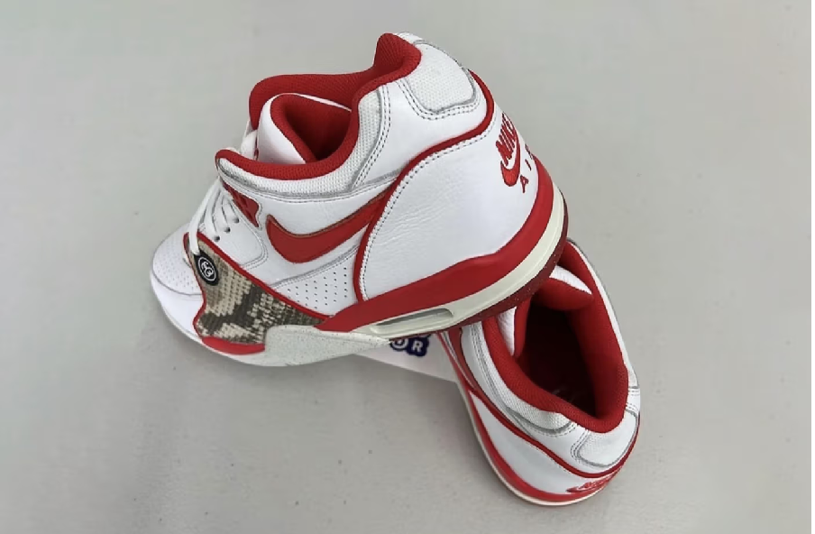 Giày Nike Air Flight 89 Low SP 'Stussy Habanero Red' FD6475-101 - Ảnh 3