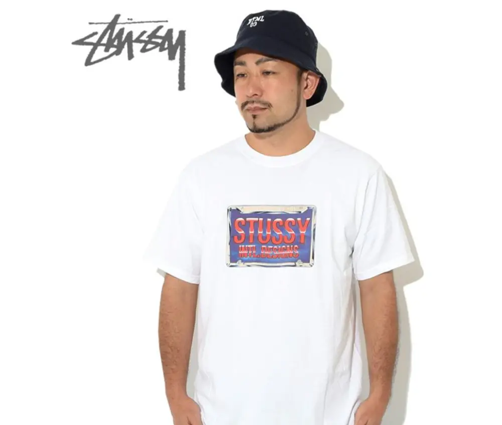 Alternative view of Áo Stussy Plates Tee 'White' 1904776