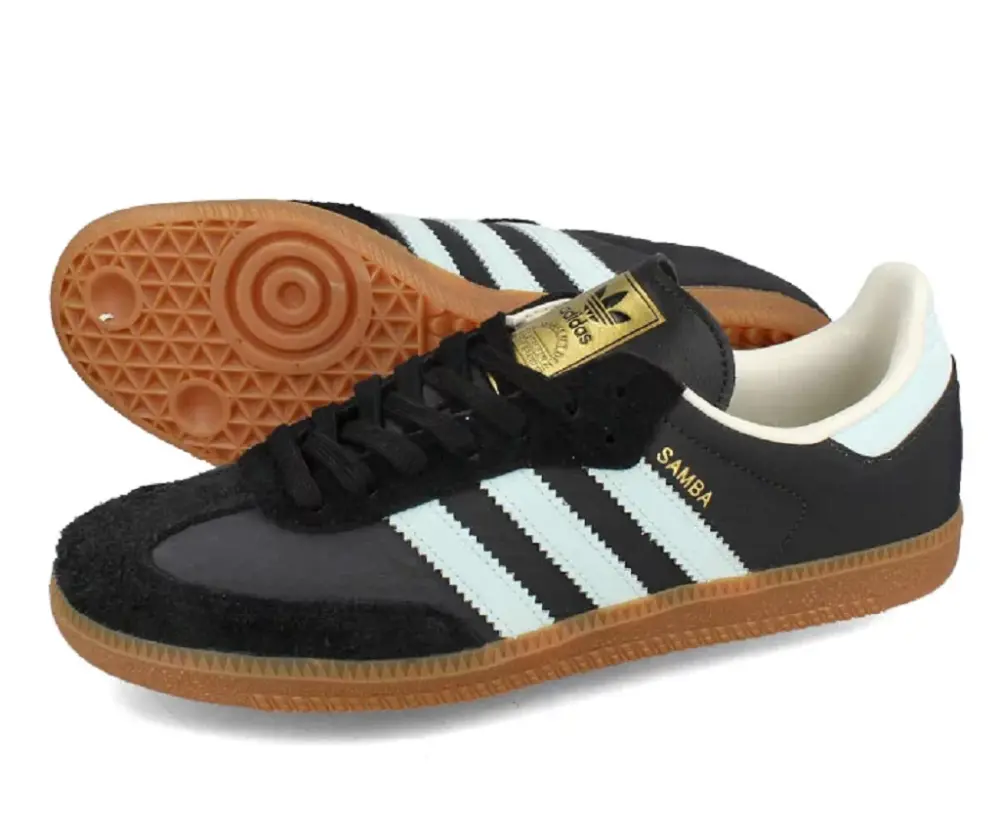 Giày Adidas Samba OG 'Carbon Almost Blue' ID0493 - Ảnh 4