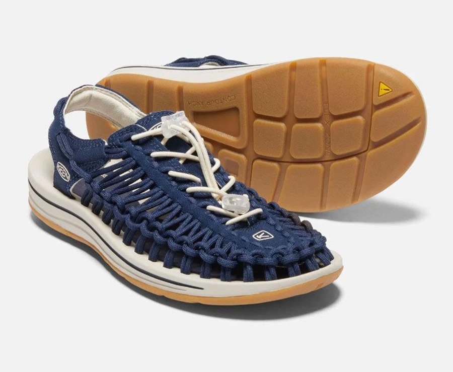 Dép Keen Uneek Canvas 'Navy Brich' 1026232 - Ảnh 2