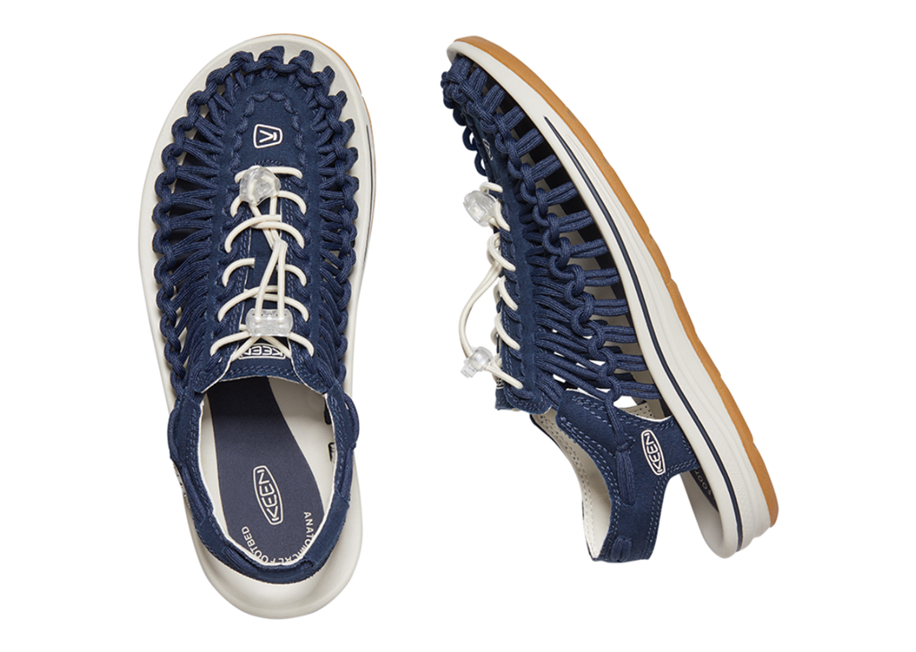 Dép Keen Uneek Canvas 'Navy Brich' 1026232 - Ảnh 5