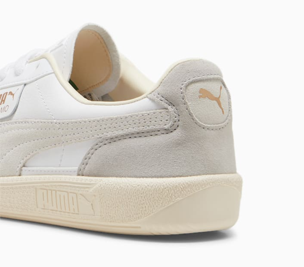 Giày PUMA Palermo Leather 'White Cool Light Grey' 396464-02 - Ảnh 4