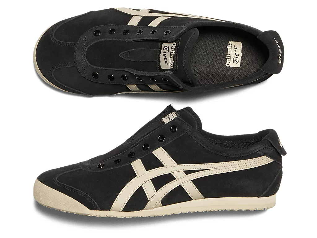 Giày Onitsuka Tiger Mexico 66 Slip-On ‘Black’ 1183C157-001 - Ảnh 5