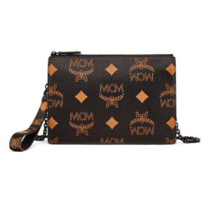 Túi Wristlet Zip Pouch Chain Maxi Visetos MYZDATA01BK001