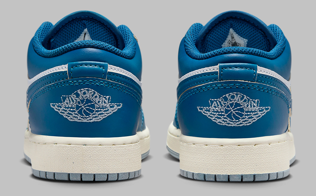 Giày Nike Air Jordan 1 Low SE GS ‘Industrial Blue’ FN9137-141 - Ảnh 3