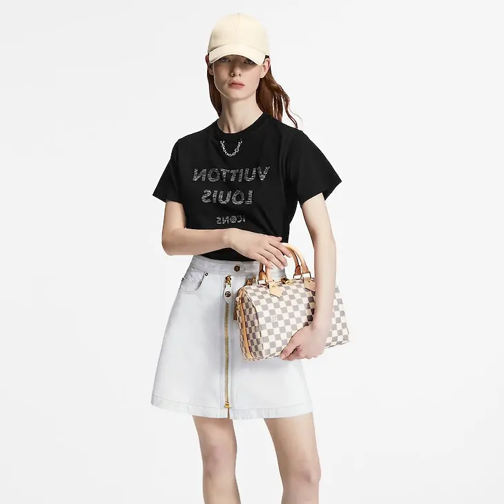 Alternative view of Túi Louis Vuitton Speedy Bandoulière 25 ‘White’ N41374