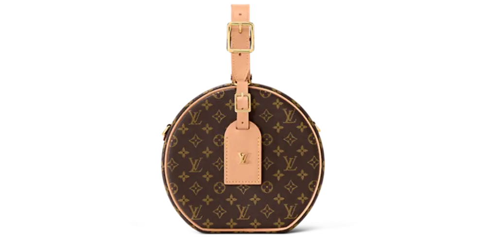 Túi Louis Vuitton Petite Boite Chapeau Monogram Coated Canvas 'Brown' M43514