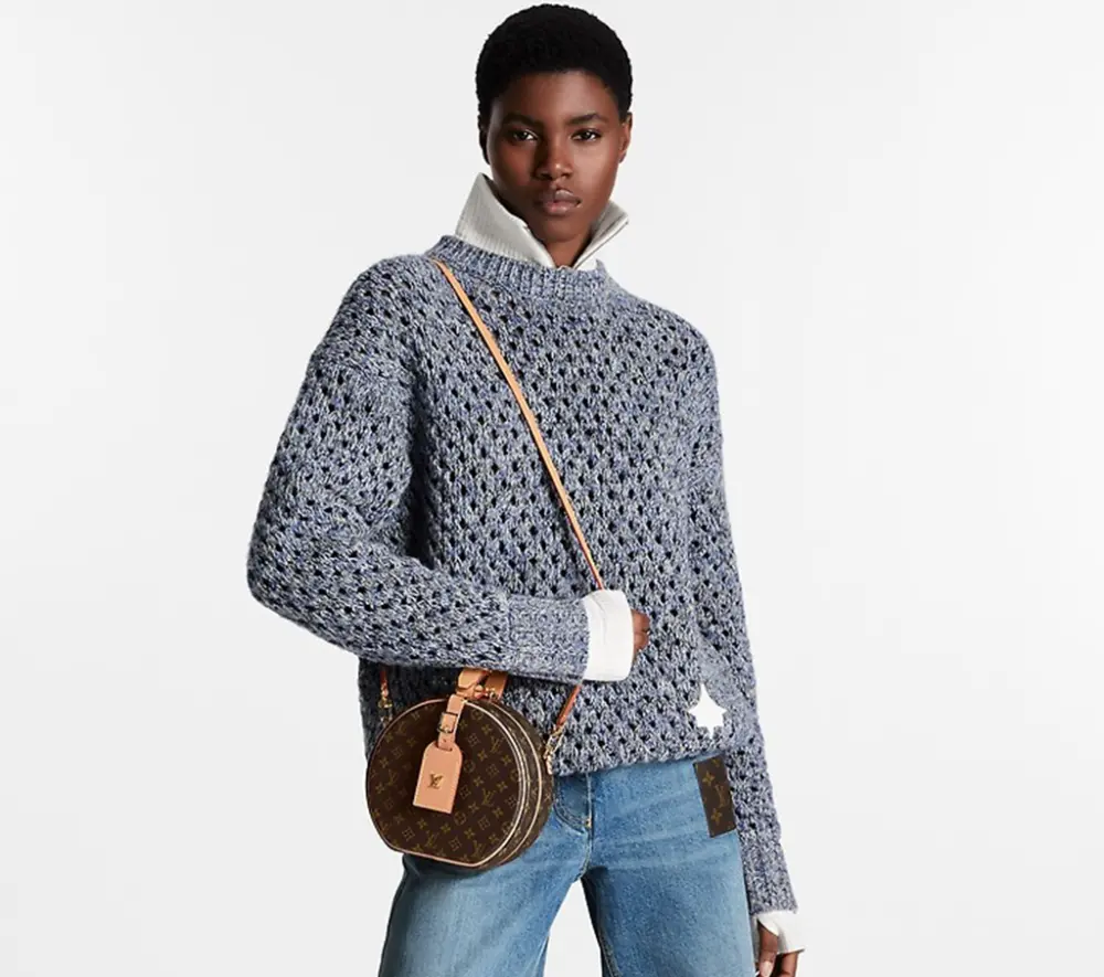 Alternative view of Túi Louis Vuitton Petite Boite Chapeau Monogram Coated Canvas 'Brown' M43514