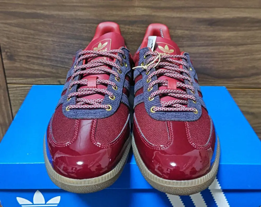 Alternative view of Giày Adidas x ALWAYTH Samba OG 'College Burgundy' IH5187