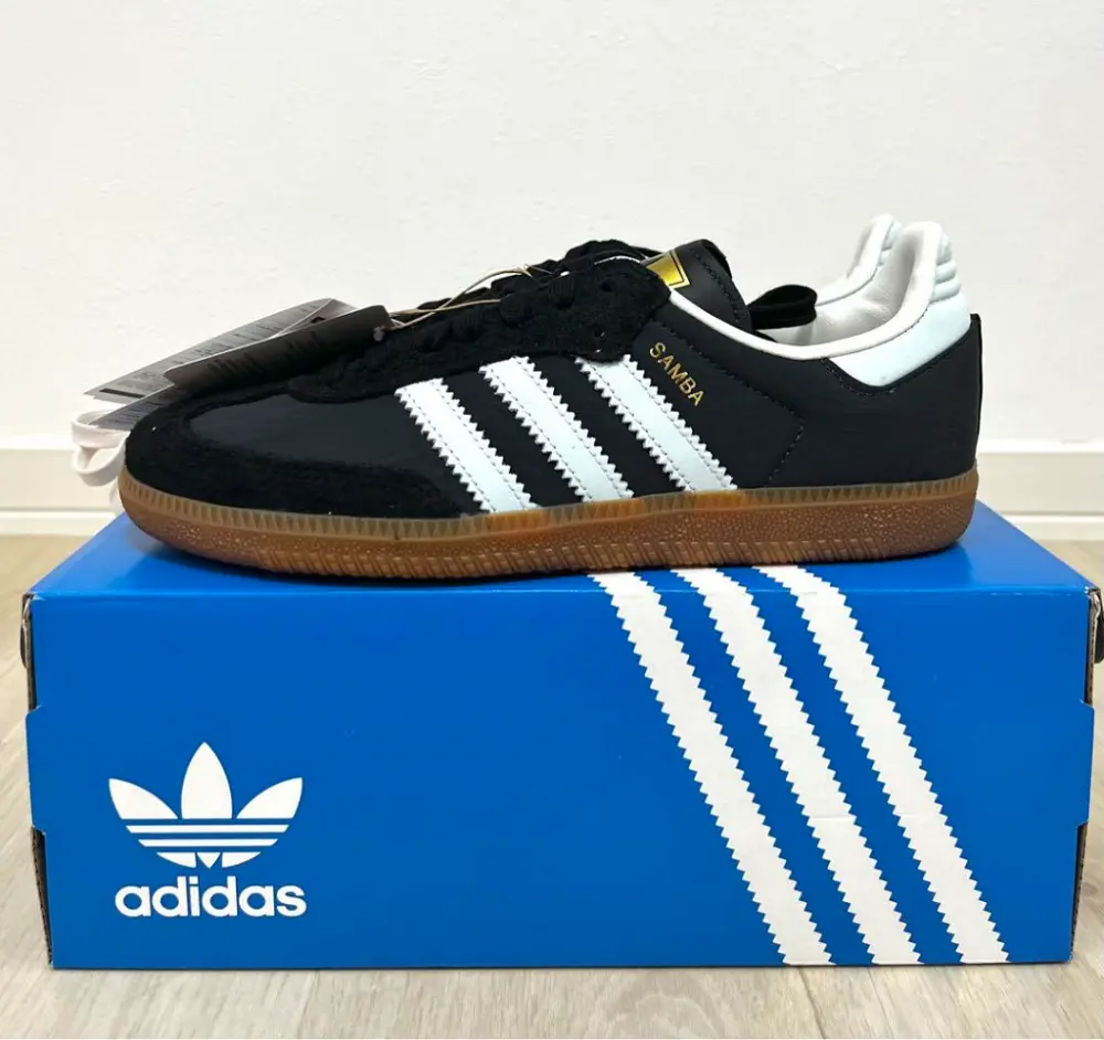 Giày Adidas Samba OG 'Carbon Almost Blue' ID0493 - Ảnh 3