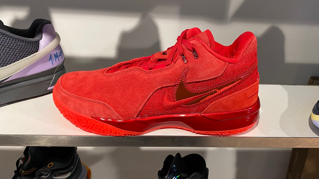 Giày Nike LeBron NXXT Gen AMPD 'Red Suede' FJ1566-600 - Ảnh 3