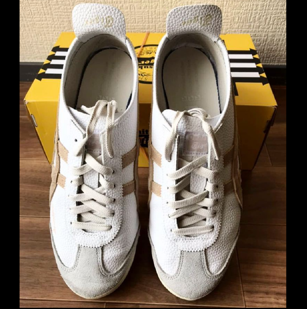 Giày Onitsuka Tiger Mexico 66 'White Brown' 1183A693-101 - Ảnh 4