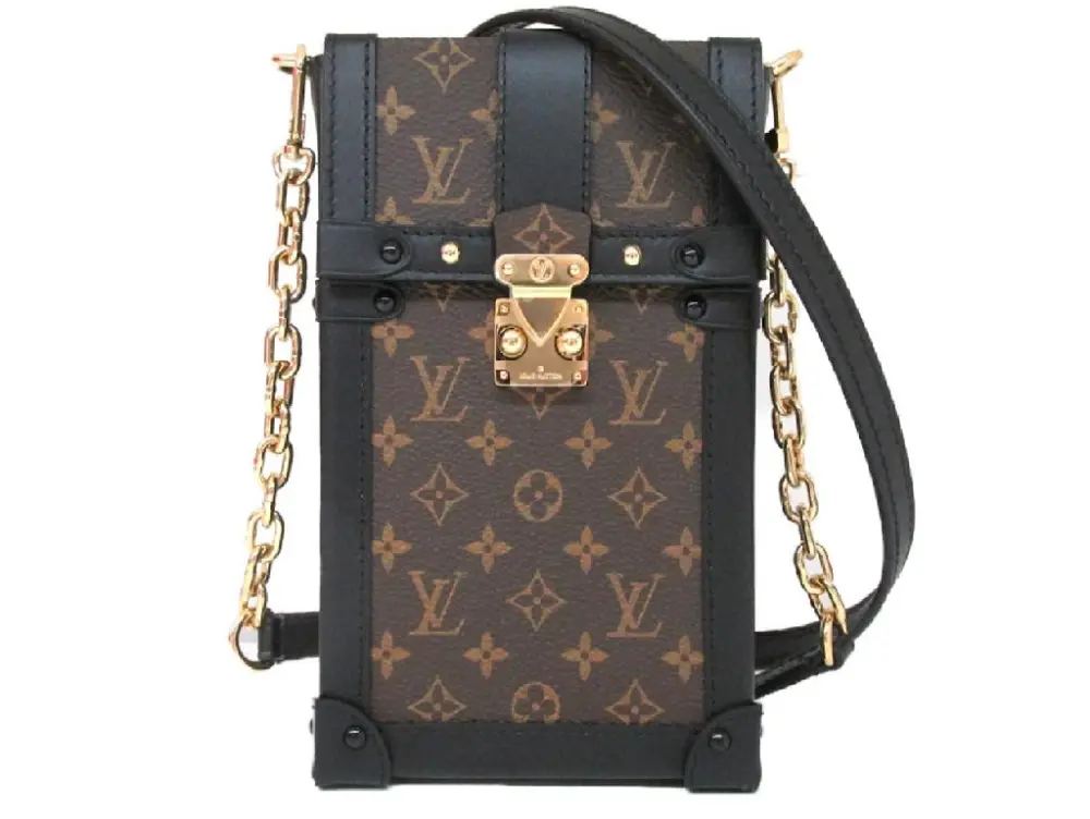 Túi Louis Vuitton Vertical Trunk Pochette 'Black' M63913
