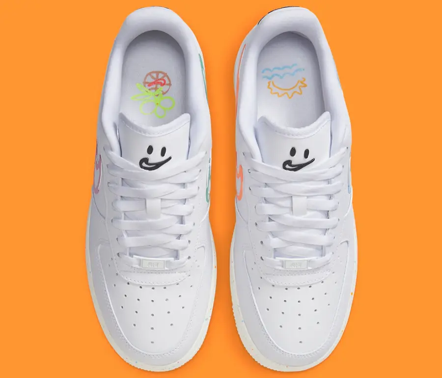 Alternative view of Giày Nike Air Force 1 Low 'Neon Paint' HF5721-111
