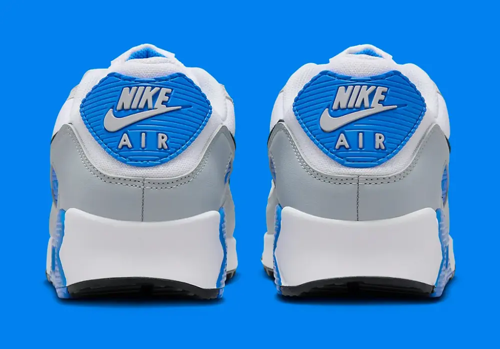 Giày Nike Air Max 90 'Grey/Photo Blue' FN6958-102 - Ảnh 4