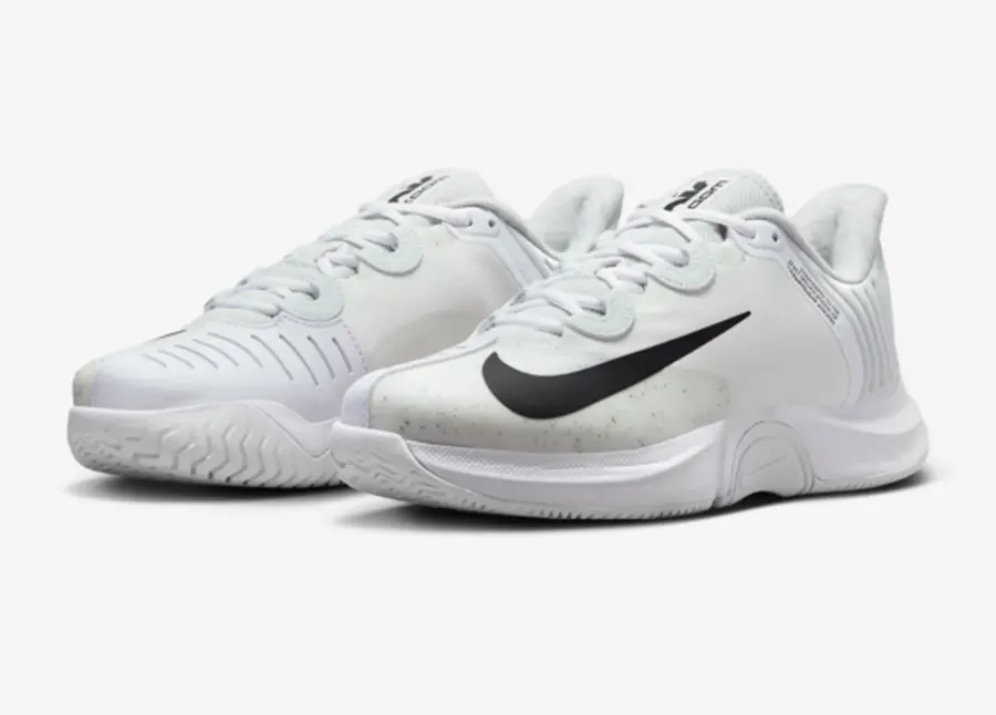 Giày Nike Court x Naomi Osaka Air Zoom GP Turbo HC ‘White Black’ DX6956-100 - Ảnh 3