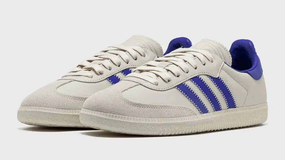 Giày Adidas Samba Humanrace 'Navy Aluminum' IG2088 - Ảnh 4
