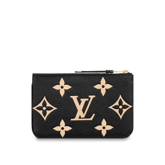 Túi Louis Vuitton Pochette Double Zip On Strap 'Black Beige' M80787 - Ảnh 4