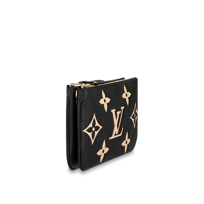 Túi Louis Vuitton Pochette Double Zip On Strap 'Black Beige' M80787 - Ảnh 2