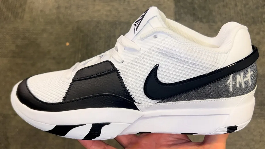 Giày Nike Ja 1 Big Kids 'Black White' DX2294-102 - Ảnh 5